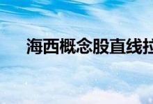 海西概念股直线拉升平潭发展触及涨停
