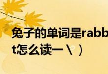 兔子的单词是rabbit（兔子的英语单词rabbit怎么读一＼）