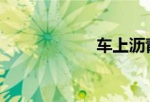  车上沥青 如何清除 
