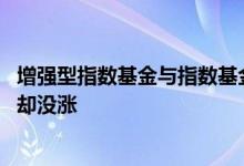 增强型指数基金与指数基金哪个好 指数涨了为什么指数基金却没涨