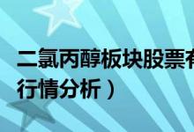二氯丙醇板块股票有哪些（二氯丙醇今日股价行情分析）