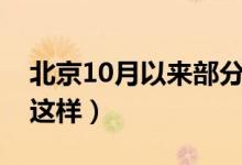 北京10月以来部分菜价涨超50%（为什么会这样）