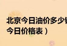 北京今日油价多少钱一升（2月12日北京油价今日价格表）