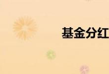 基金分红是什么意思？