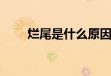 烂尾是什么原因（烂尾是什么意思）