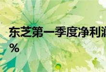 东芝第一季度净利润258.9亿日元同比增长44%