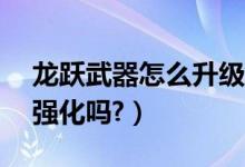 龙跃武器怎么升级（DNF龙跃武器升级影响强化吗?）