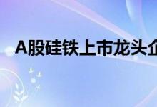 A股硅铁上市龙头企业一览（2022年4月）