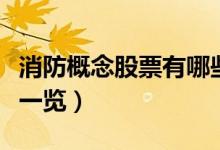 消防概念股票有哪些（相关消防概念股票龙头一览）