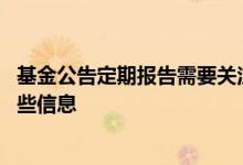 基金公告定期报告需要关注什么 基金定期报告中需要关注哪些信息