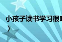 小孩子读书学习很吃力严重厌学怎么办（求助）