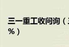 三一重工收问询（三一重工股价闻讯下跌逾2%）