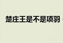 楚庄王是不是项羽（楚庄王是谁（图文））