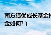 南方绩优成长基金持仓明细（南方绩优成长基金如何?）