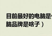 目前最好的电脑是什么品牌的?（目前最好电脑品牌是啥子）