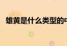 雄黄是什么类型的中草药（雄黄是什么啊）