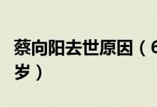 蔡向阳去世原因（600亿基金经理去世年仅41岁）