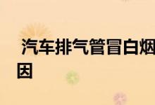  汽车排气管冒白烟会伤车吗 冒白烟是什么原因 