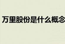 万里股份是什么概念（万里股份是哪个板块）