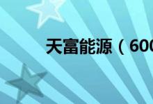 天富能源（600509）发行价多少