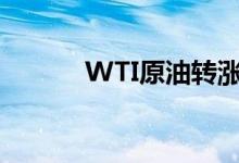 WTI原油转涨此前一度跌超3%