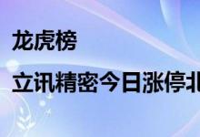 龙虎榜|立讯精密今日涨停北向资金净买入2.46亿元