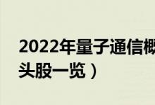 2022年量子通信概念股有那些（量子通信龙头股一览）