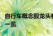 自行车概念股龙头有哪些自行车概念上市公司一览