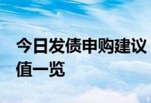 今日发债申购建议：奇正转债072287打新价值一览