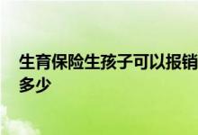 生育保险生孩子可以报销吗 2022年生孩子生育保险能报销多少 