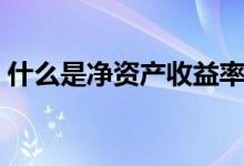 什么是净资产收益率（净资产收益率怎么算）