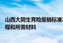 山西大同生育险报销标准2020 2022年大同生育保险报销流程和所需材料 