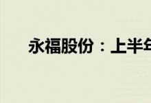 永福股份：上半年净利同比增长228%