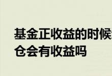基金正收益的时候逢跌要不要加仓 基金不加仓会有收益吗