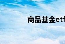 商品基金etf 什么是商品ETF
