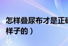 怎样叠尿布才是正确的（尿布的叠法应该是怎样子的）