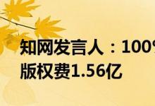 知网发言人：100%国有控股2021年已支付版权费1.56亿