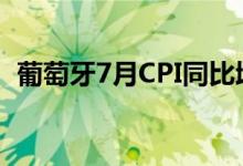 葡萄牙7月CPI同比增长9.1%创近30年新高