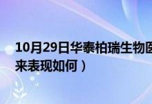 10月29日华泰柏瑞生物医药混合C最新净值是多少（近3月来表现如何）