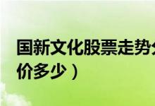 国新文化股票走势分析（国新文化600636股价多少）