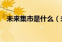 未来集市是什么（未来集市8大功能介绍）