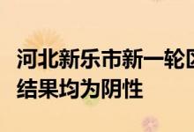 河北新乐市新一轮区域及集中隔离点核酸检测结果均为阴性