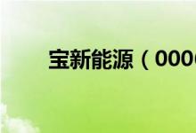 宝新能源（000690）股票预测统计