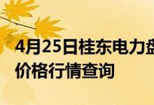 4月25日桂东电力盘中跌2.33%桂东电力个股价格行情查询