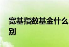 宽基指数基金什么意思 混合基金和宽基的区别