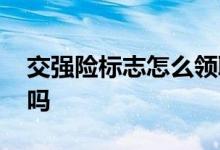 交强险标志怎么领取电子版 交强险标志用贴吗