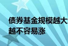 债券基金规模越大越好 基金是不是规模越大越不容易涨