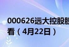 000626远大控股股票今日价格是多少股民必看（4月22日）