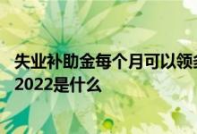 失业补助金每个月可以领多少钱 失业补助金领取条件及标准2022是什么 