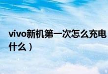 vivo新机第一次怎么充电（vivo新手机第一次充电需要注意什么）